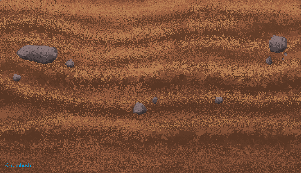 interior cave wall, dirt and stones