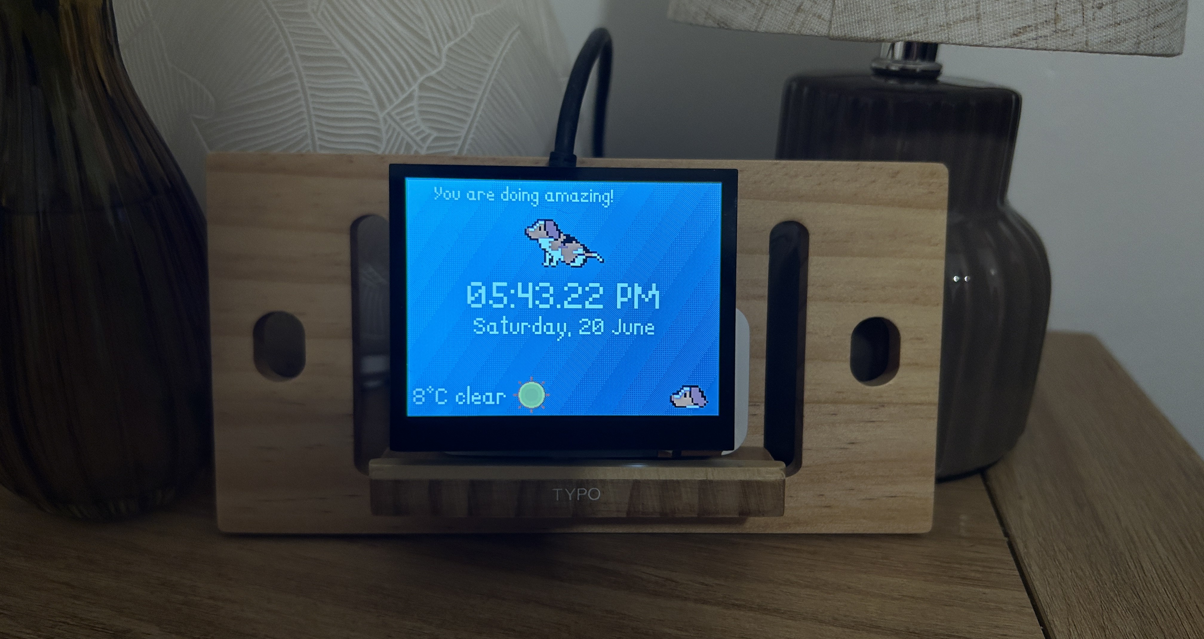 Raspberry Pi clock using pygame
