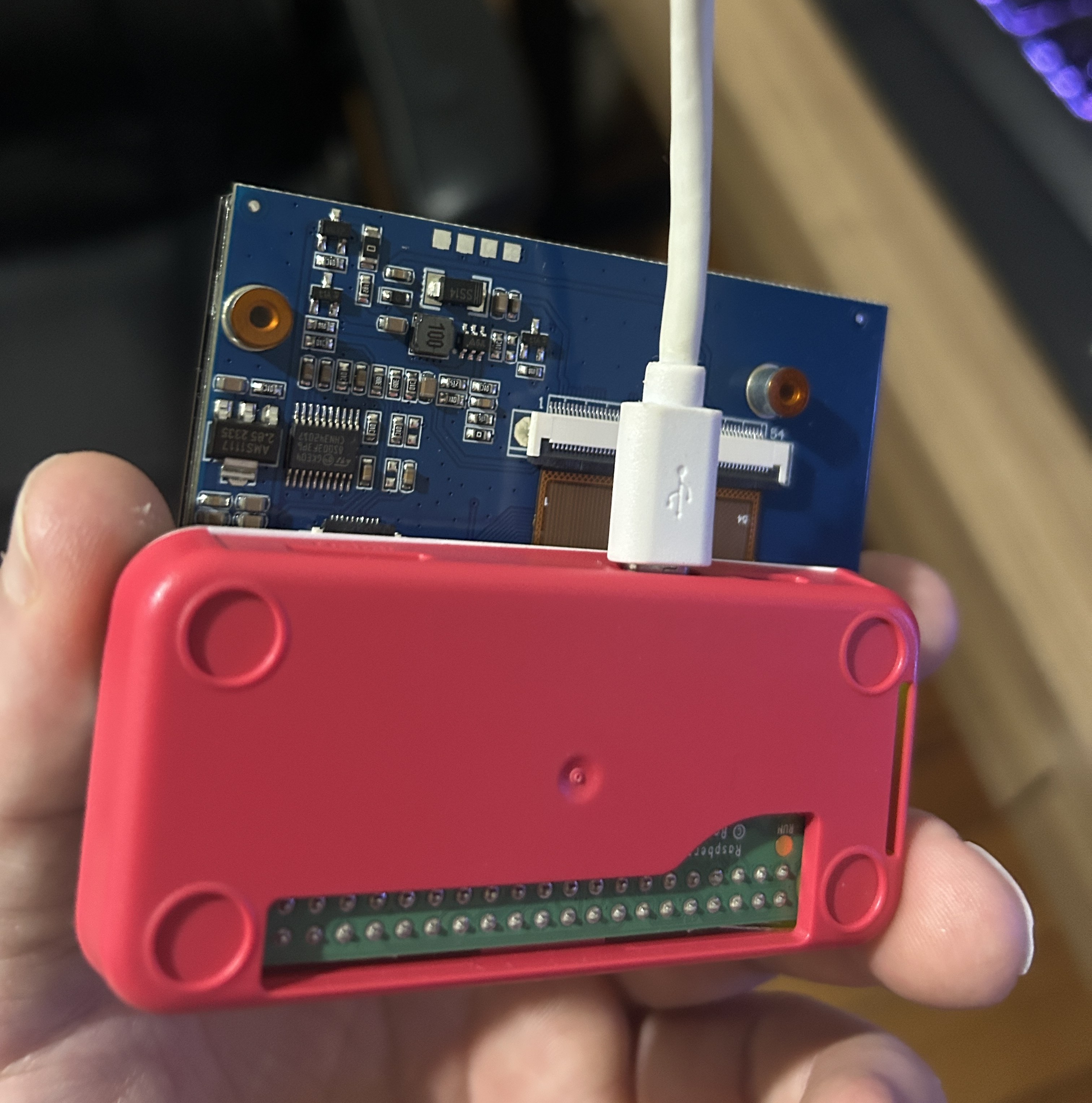 rear screen mount